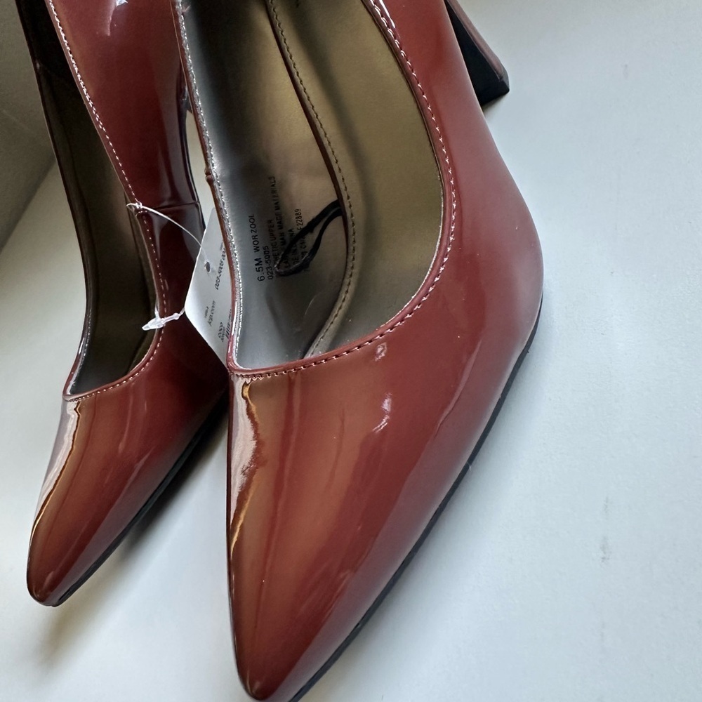 Worthingtong Zool Pointed Toe Block Heel Pumps Wo… - image 3